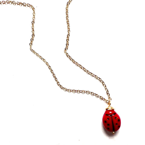 Lucky Lady Necklace (Red)