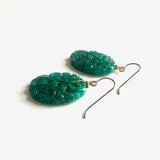 Green Garden Earrings