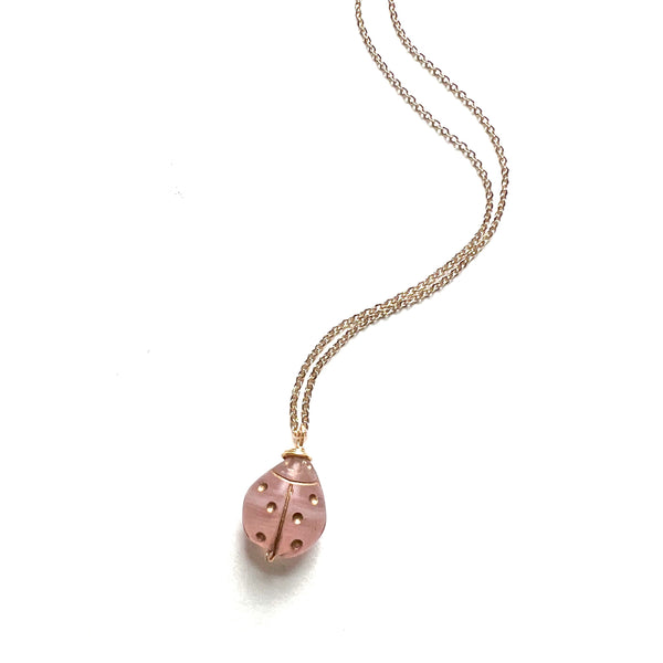 Lucky Lady Necklace (Pink)