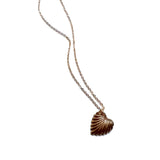 High-Low Heart Necklace