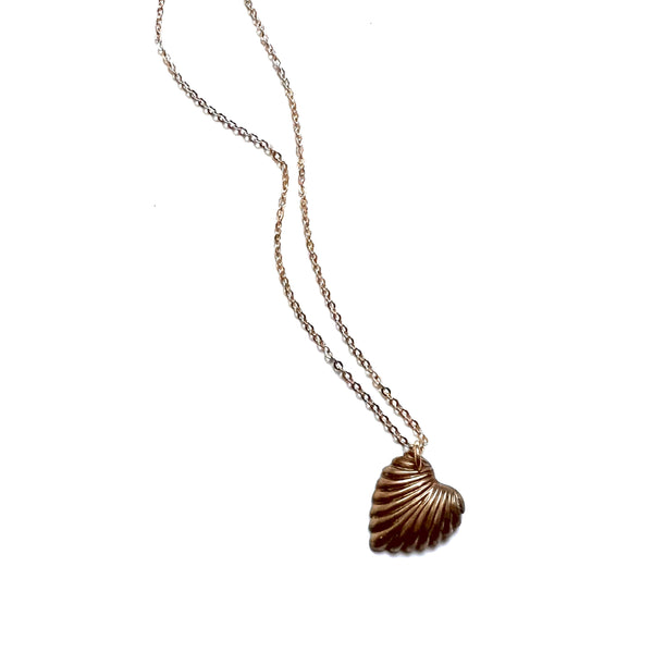 High-Low Heart Necklace