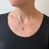 High-Low Heart Necklace